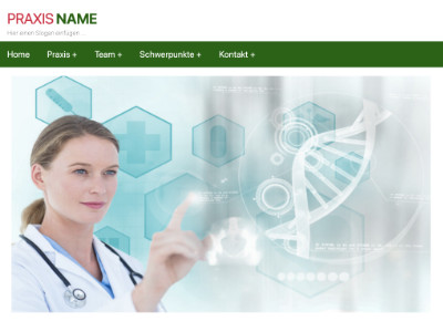 Internetseite für Arztpraxis