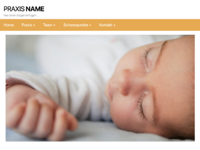 Internetseite für Kinderärzte
