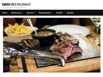 Internetseite für Restaurants