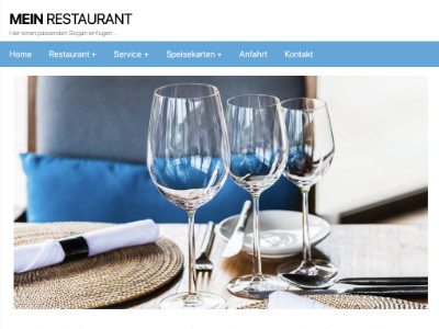 Internetseite für Gastronomie
